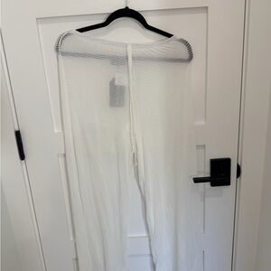 Jordan Taylor White Mesh Cover-Up